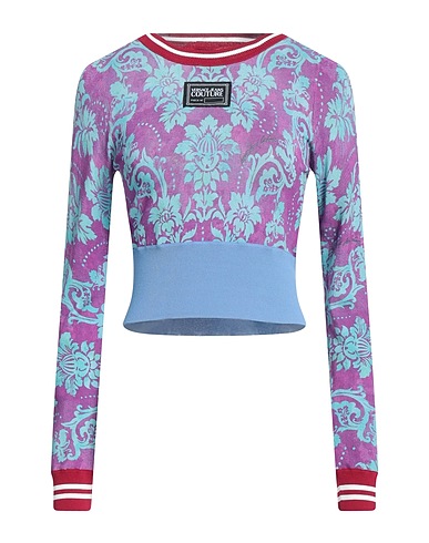 VERSACE JEANS COUTURE Jumper Mauve 77% Viscose, 23% Polyamide