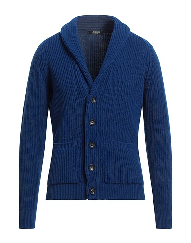 +39 MASQ Strickjacke Blau 100% Wolle