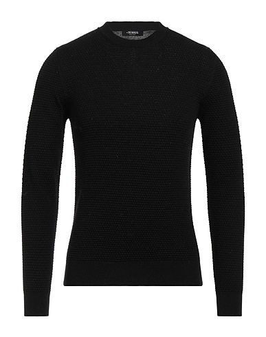 +39 MASQ Jumper Black 100% Merino Wool