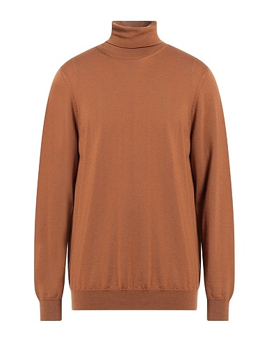 +39 MASQ Dolcevita Cammello Lana Merino