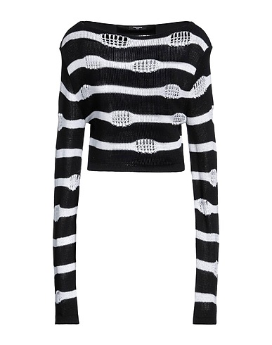 BALMAIN Jumper Black 100% Cotton