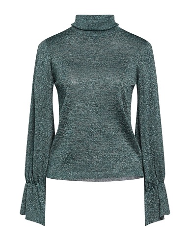 CHARLOTT Polo neck Azure 60% Viscose, 40% Polyester