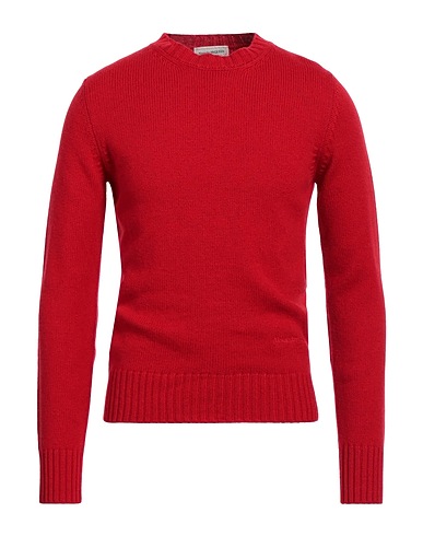 MCQUEEN Cashmere jumper Red 100% Cashmere, Viscose, Polyester