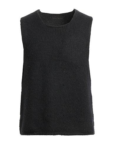 FABRIZIO DEL CARLO Jumper Black 35% Merino Wool, 18% Camel wool, 16% Other Fibres, 16% Polyamide, 15% Baby alpaca wool