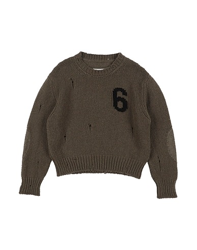 MM6 MAISON MARGIELA プルオーバー ミリタリーグリーン ウール 80% / ナイロン 20% / アクリル