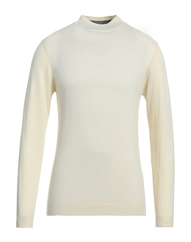 HAMAKI-HO Polo neck Cream 50% Polyester, 20% Acrylic, 20% Nylon, 10% Merino Wool