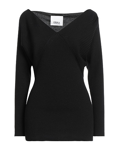 ERIKA CAVALLINI Jumper Black 100% Virgin Wool