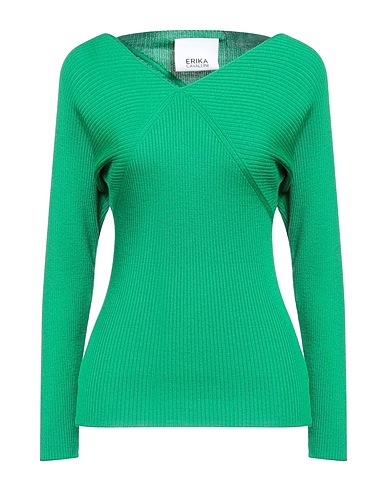 ERIKA CAVALLINI Pullover Verde 100% Lana Vergine