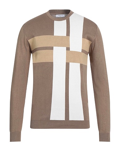 HAMAKI-HO Pullover Khaki 70% Viskose, 30% Nylon