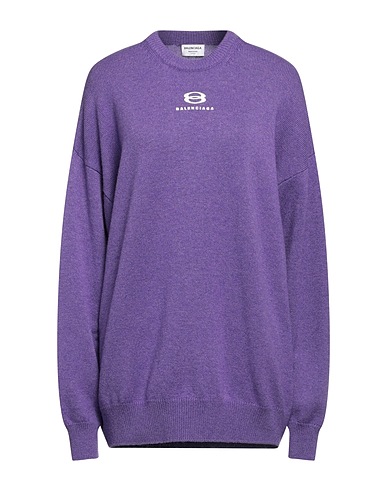 BALENCIAGA Cashmere jumper Purple 100% Cashmere, Polyester
