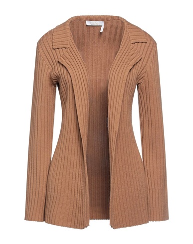 CHLOÉ Cardigan Cammello 90% Lana, 10% Cachemire