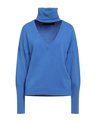 FEDERICA TOSI Pullover Azzurro 90% Lana Vergine, 10% Cachemire
