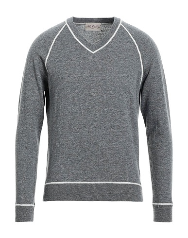 MC GEORGE Pullover Grigio 90% Lana, 10% Cachemire