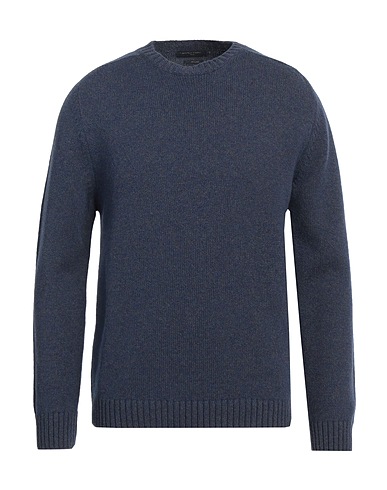 DANIELE FIESOLI Pullover Blu navy 100% Lana Merino