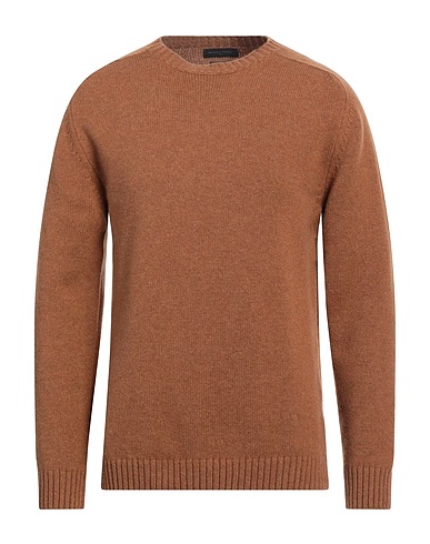 DANIELE FIESOLI Pullover Marrone 100% Lana Merino