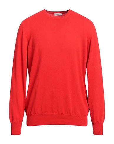 JOHN WELLINGTON Jumper Tomato red 70% Virgin Wool, 20% Viscose, 10% Cashmere