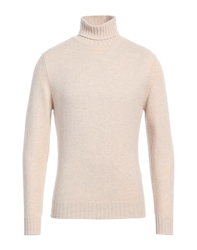 FILIPPO DE LAURENTIIS Rollkragenpullover Beige 90% Super 120s Wolle, 10% Kaschmir