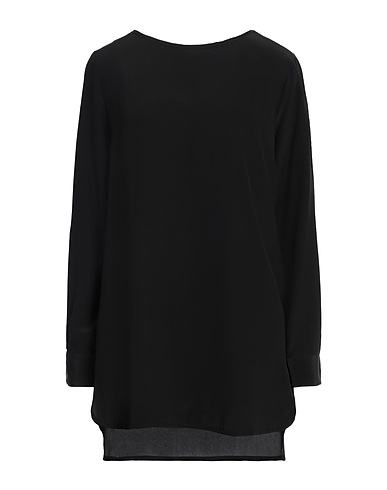 CAMICETTASNOB Silk top Black 100% Silk