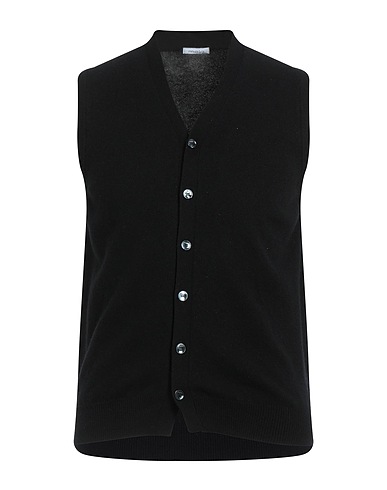 MALO Cardigan Black 100% Cashmere