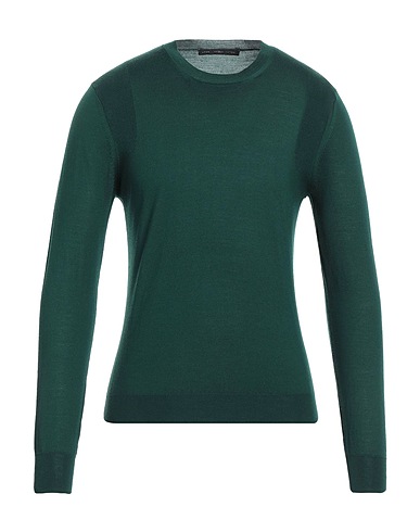 LOW BRAND Jumper Dark green 100% Merino Wool