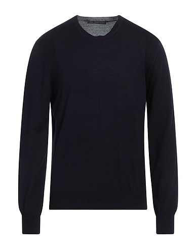 LOW BRAND Pullover Blu notte 100% Lana Merino