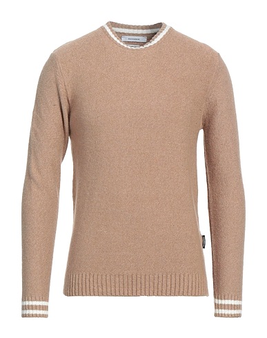 GAZZARRINI Sweater Beige 40% Cotton, 40% Acrylic, 18% Polyester, 2% Elastane