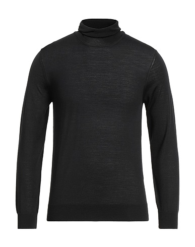 MOORER Turtleneck Black 100% Virgin Wool