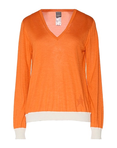 LORENA ANTONIAZZI Jumper Orange 62% Silk, 38% Wool