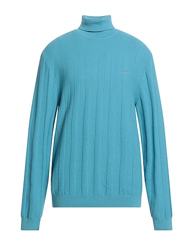 SUN 68 Dolcevita Azzurro 50% Lana Merino, 50% Cotone