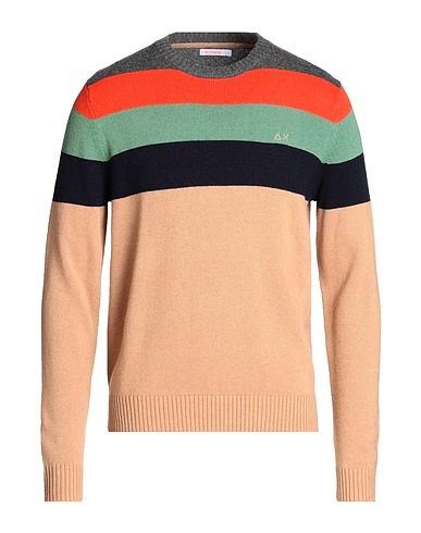 SUN 68 Pullover Cammello 47% Lana Merino, 38% Viscosa, 10% Poliammide, 5% Cachemire