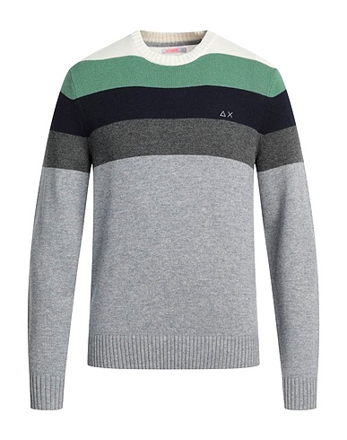 SUN 68 Jumper Light grey 47% Merino Wool, 38% Viscose, 10% Polyamide, 5% Cashmere