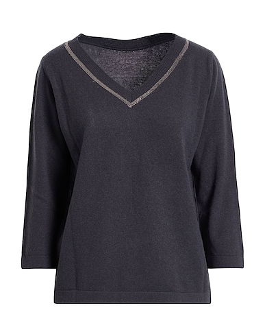 FABIANA FILIPPI Jumper Charcoal 75% Pure virgin wool IWS, 15% Silk, 10% Cashmere