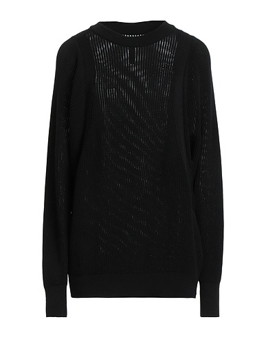 NIKE Sweater Black 70% Cotton, 30% Silk
