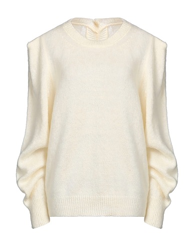 SEMICOUTURE Jumper Ivory 35% Alpaca wool, 35% Mohair wool, 30% Polyamide