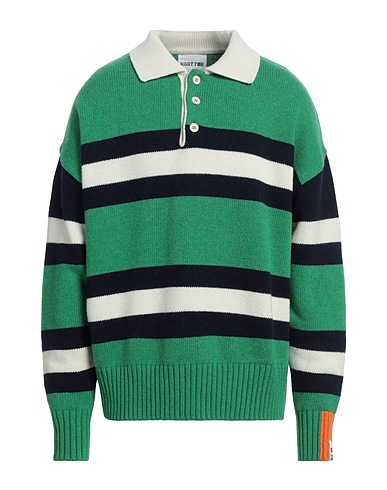 RIGHT FOR Jumper Green 70% Wool, 25% Polyamide, 5% Other Fibres