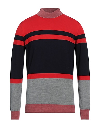 SVEVO Rollkragenpullover Rot 100% Wolle