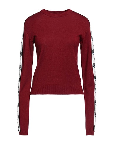 CHIARA FERRAGNI Jumper Burgundy 50% Acetate, 50% Wool