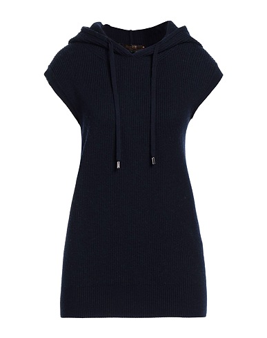 MOORER Sleeveless sweater Navy 100% Wool