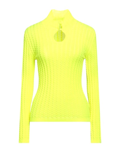 VIVETTA Polo neck Lime green 50% Wool, 50% Acrylic