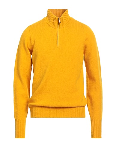 DRUMOHR Jumper with zip Marigold 100% Lambswool