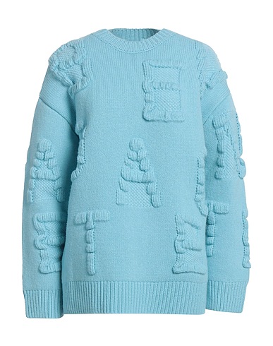 BOTTEGA VENETA Sweater Sky blue 98% Wool, 1% Elastane, 1% Polyamide