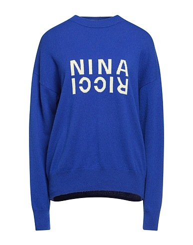 NINA RICCI Cashmere jumper Bright blue 100% Cashmere