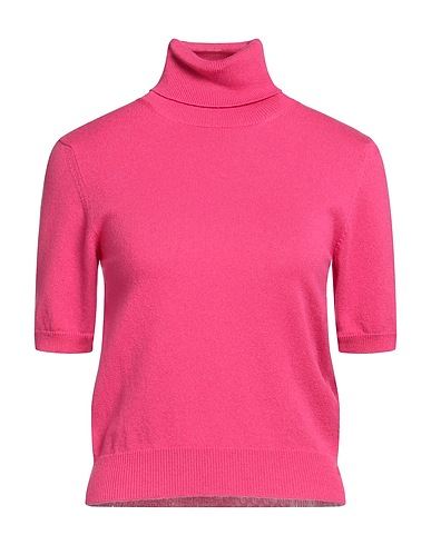 KANGRA Polo neck Fuchsia 70% Wool, 20% Silk, 10% Cashmere