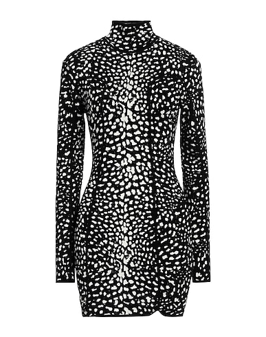 ROBERTO CAVALLI Short dress Black 70% Viscose, 29% Polyamide, 1% Elastane