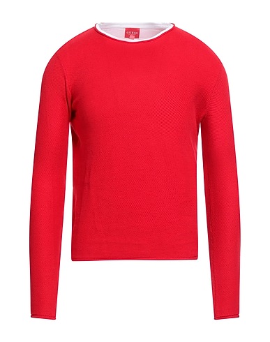 GUESS 풀오버 레드 100% 코튼