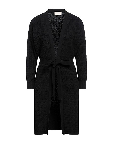 DRUMOHR Cardigan Black 100% Lambswool
