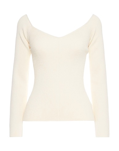 KHAITE Jumper Ivory 82% Viscose, 17% Polyester, 1% Polyamide