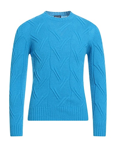 DRUMOHR Pullover Azzurro 100% Lana d'agnello