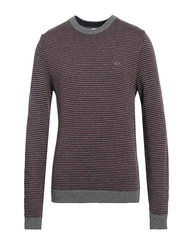SUN 68 Pullover Grau 50% Merinowolle, 50% Baumwolle