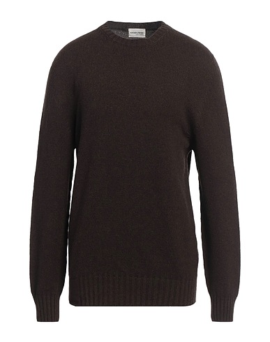 SCAGLIONE Kaschmirpullover  Dunkelbraun 100% Kaschmir